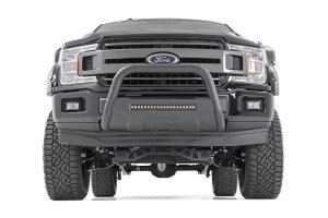 Ford F-150 Bull Bar - Front - Rough Country - LED - Black - '04-'23